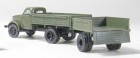 033250 MiniaturModelle GAZ-51 open side with open side trailer 1AP military